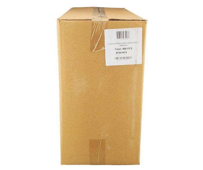 CLR - 6 Compartment - Thali Tray - 50 ct