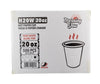 Morning Dew - 20 oz Hot Paper Cups - White - H20W