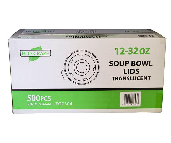 CLR - Eco-Craze - 12-32oz PP Soup Cup Lid