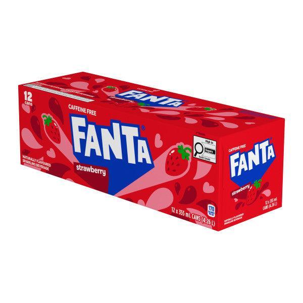 Fanta - Strawberry - Cans