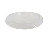 Value+ - 3.25oz-4oz PET Flat Portion Cup Lids - PC400L - 74mm Value+ - 3.25oz-4oz PET Flat Portion Cup Lids - PC400L - 74mm