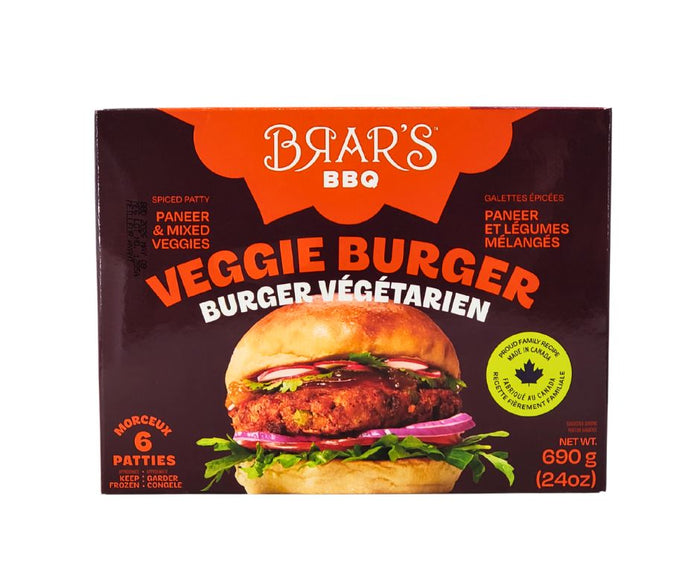 Brar's - Veggie Burger Patty - Spicy