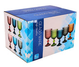 Hobnail Wine Glass 250ml - Blue - XR824 Hobnail Wine Glass 250ml - Blue - XR824