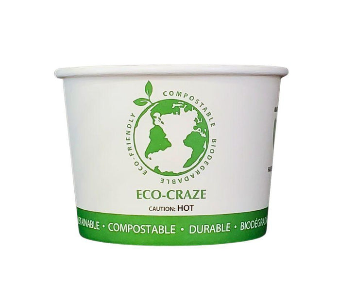 CLR - Eco-Craze - PLA 16oz Soup Paper Cup