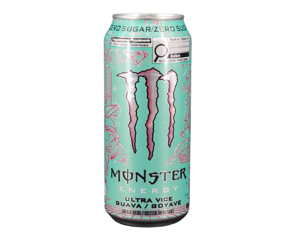Monster Ultra Vice Guava 12Pack Energy Drinks | Canada-Wide Delivery