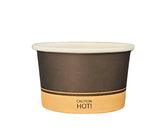 Morning Dew - 4 oz Paper Soup Container - Ebony Print - 4SCE Morning Dew - 4 oz Paper Soup Container - Ebony Print - 4SCE