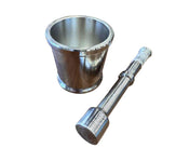 Stainless Steel Mortar & Pestle - 9cm dia x 9cm ht Stainless Steel Mortar & Pestle - 9cm dia x 9cm ht