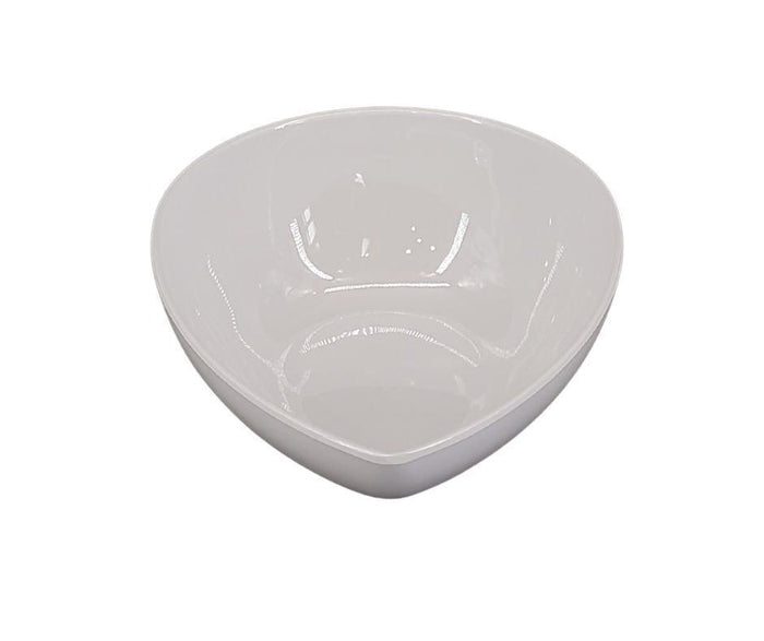 Melamine Tear Drop Bowl - White - 4.1