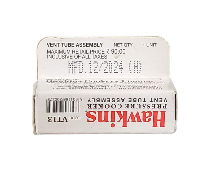 Hawkins - Vent Tube for 1.5L to 8L - VT13/H10-18