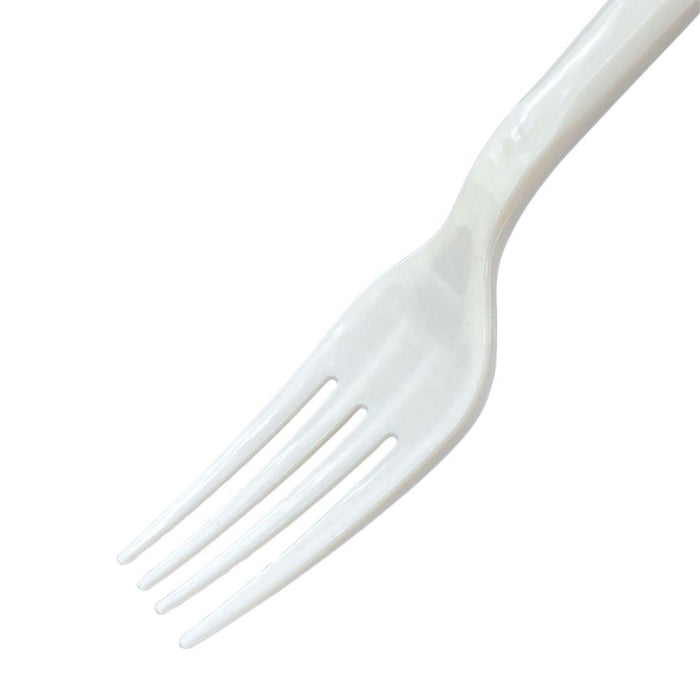 CLR - Value+ - Medium Heavy - Plastic Fork - White - Retail Pack - RP1101