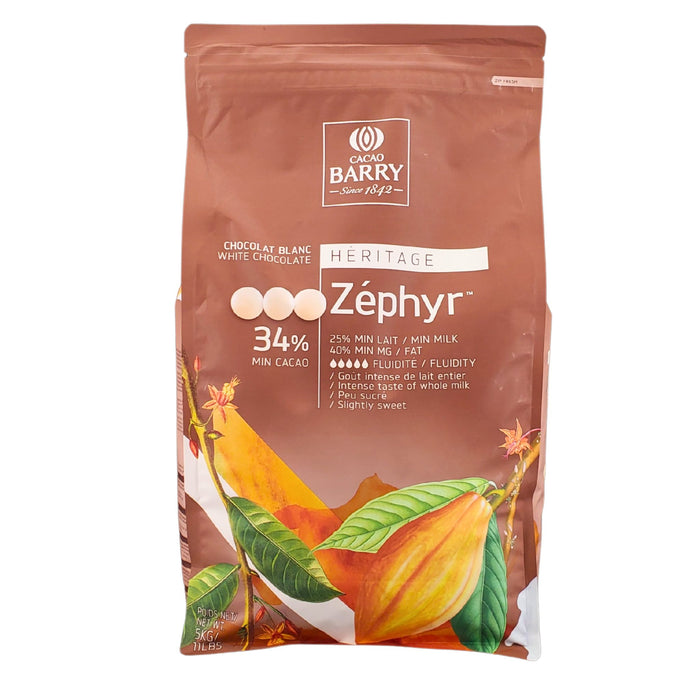 Cacao Barry - Zephir Callet White Chocolate - 5kg