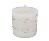 Deco Lite - LED Pillar w/String Lights - 3x3.1 Deco Lite - LED Pillar w/String Lights - 3x3.1