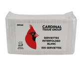 XC - Cardinal Tissue - Dispenser Napkins - Interfold - White XC - Cardinal Tissue - Dispenser Napkins - Interfold - White