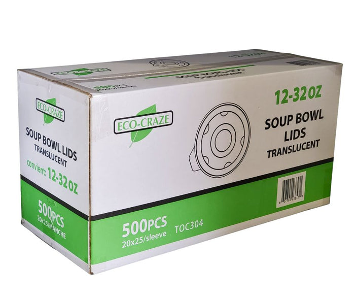 CLR - Eco-Craze - 12-32oz PP Soup Cup Lid