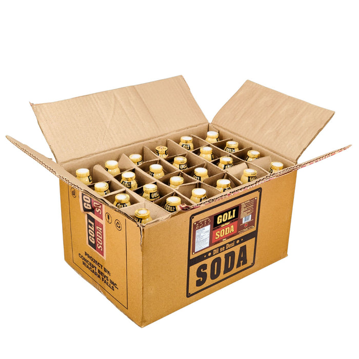 Goli Soda - Lime Ginger - Carbonated - Glass Bottle
