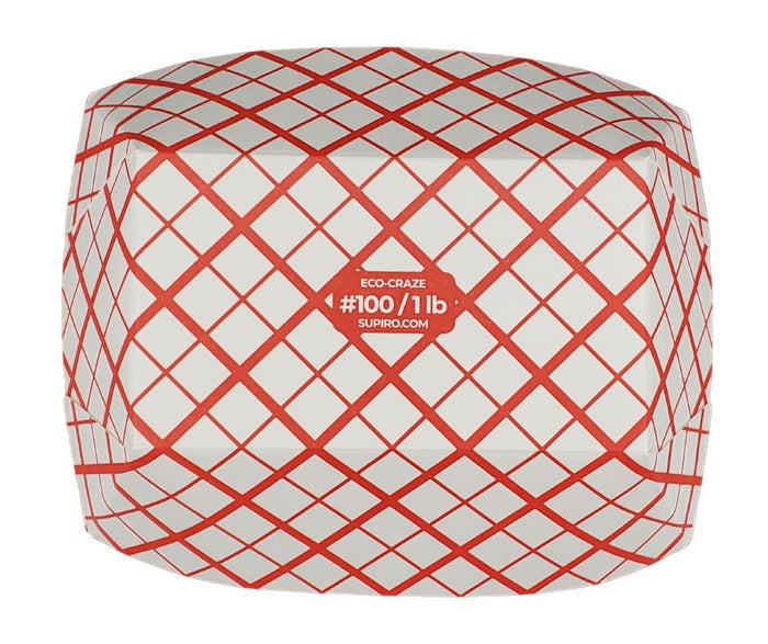 Eco-Craze - Food Trays - 1 lb - #100