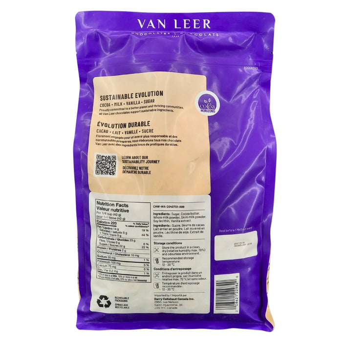 Van Leer - White Chocolate - 2.5kg
