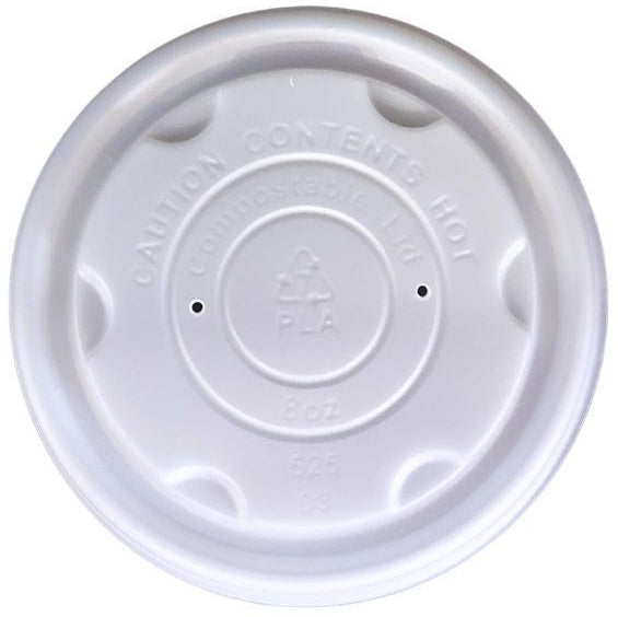 Eco-Craze PLA Soup Bowl Translucent Lids 8oz