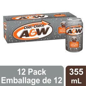 A&W - Root Beer - Zero - Cans