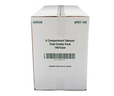 Take Out Tray - 6 Comp. - Combo - Black/White (Thali) Take Out Tray - 6 Comp. - Combo - Black/White (Thali)