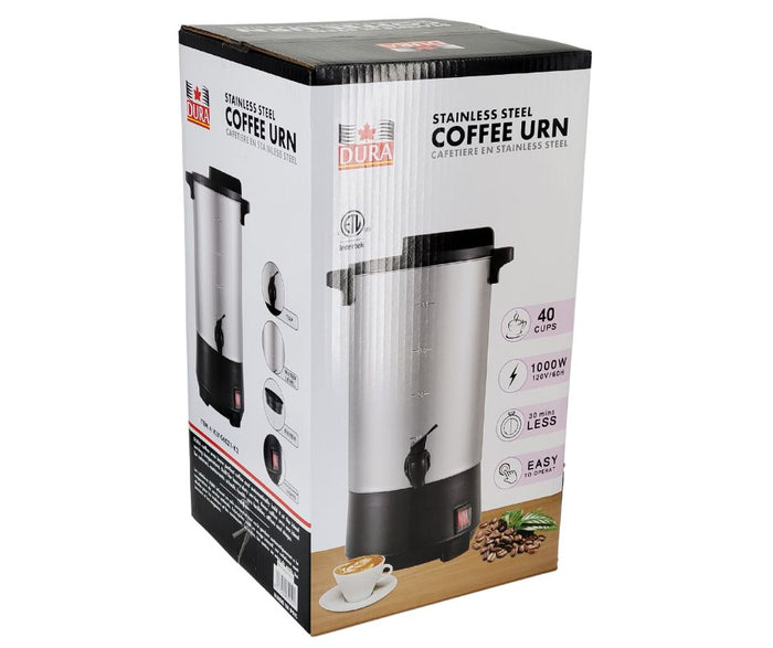 Dura - Coffee URN Stainless Steel (40 Cup)