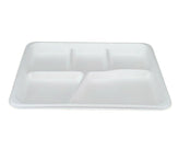 Eco-Craze - Bagasse - 5 Compartment Plate Eco-Craze - Bagasse - 5 Compartment Plate
