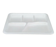 Eco-Craze - Bagasse - 5 Compartment Plate