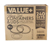 Value+ - 16oz Deli Container - Heavy - White - Retail Pack