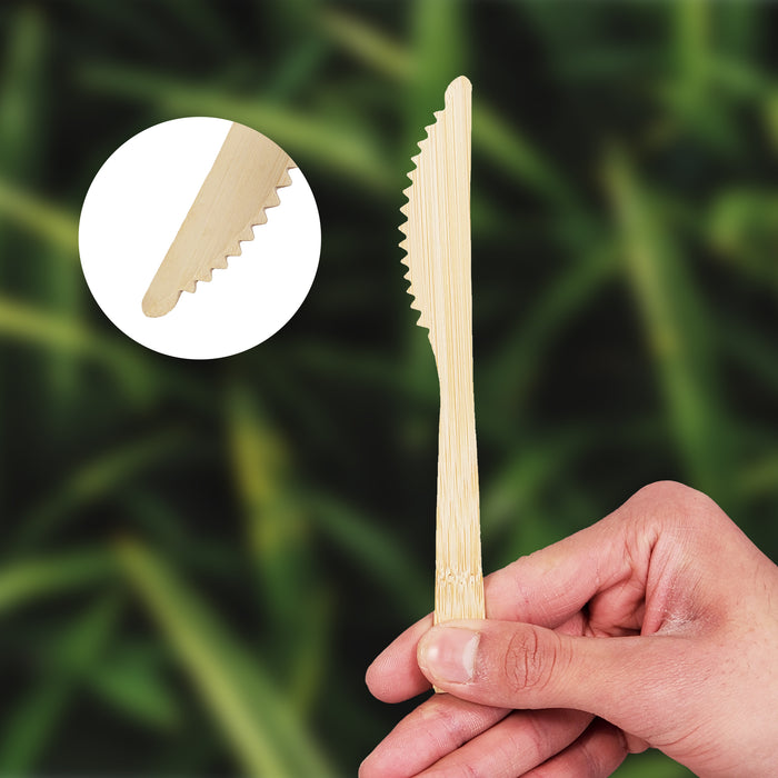 Eco-Craze - Bamboo Knives - Disposable - NBB-K100