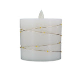 Deco Lite - LED Pillar w/String Lights - 3x3.1 Deco Lite - LED Pillar w/String Lights - 3x3.1