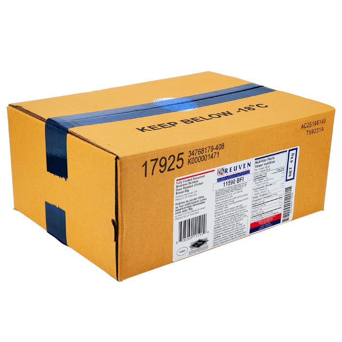 Reuven - Cooked - Roasted Chicken Breasts - 90 g - Halal