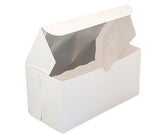 EB - Cup Cake Box with Window - White - 8 x 4 x 4 - Double / 2 Cupcake EB - Cup Cake Box with Window - White - 8 x 4 x 4 - Double / 2 Cupcake
