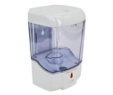 Liquid Soap Dispenser - 700ml - Automatic Sensor - White & Clear - ReQ 4 'AA' Battery Liquid Soap Dispenser - 700ml - Automatic Sensor - White & Clear - ReQ 4 'AA' Battery