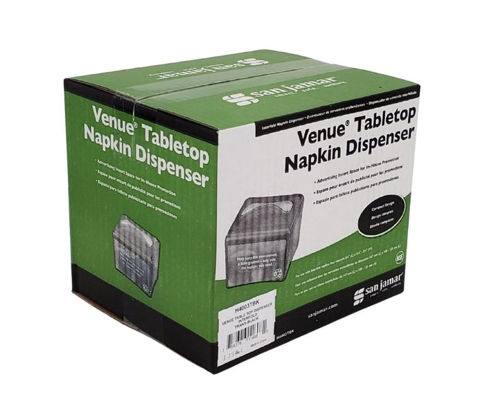 San Jamar - Interfold Napkin Dispenser- H4003 TBK