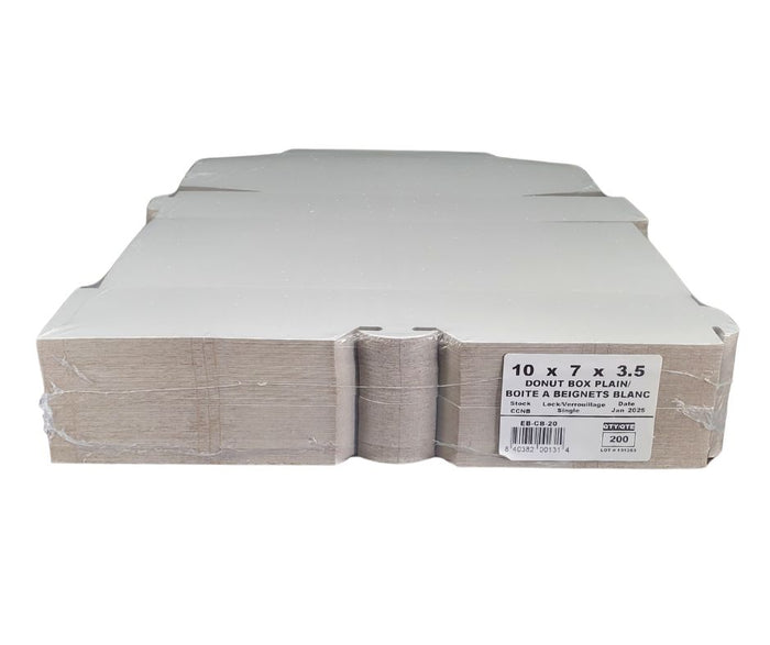 EB - White Cake Boxes - 10x7x3½