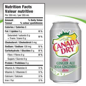 Canada Dry - Diet Gingerale - Cans