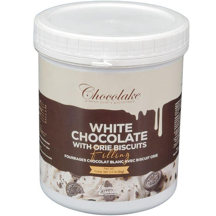 Chocolake White Chocolate With Orie Biscuits Filling