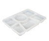 CLR - 6 Compartment - Thali Tray - 50 ct