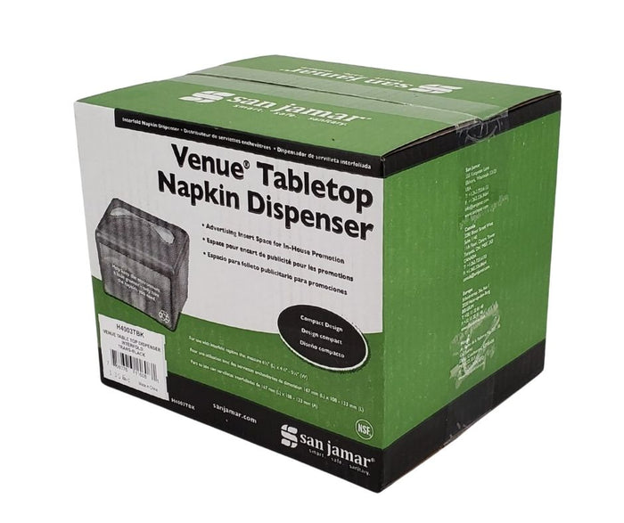 San Jamar - Interfold Napkin Dispenser- H4003 TBK