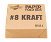 Eco-Craze - #8 Kraft Paper Fold Box - PFB08-K