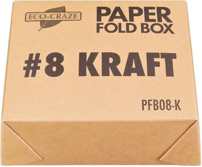 Eco-Craze Kraft Paper Fold Box - 45oz