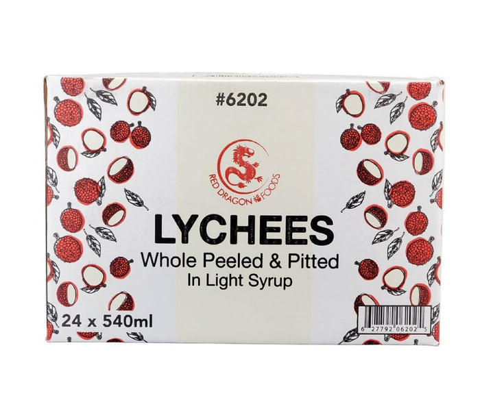 Red Dragon - Lychee whole peeled in light syrup