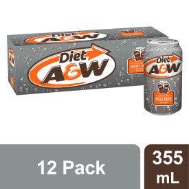 A&W - Root Beer - Zero - Cans