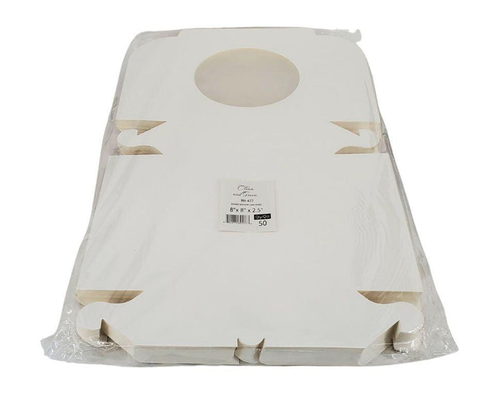 White Cake Box- 8*8*2.5