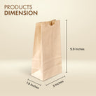 Paper Bags - Brown/Kraft - #1/2 - Made in Canada Paper Bags - Brown/Kraft - #1/2 - Made in Canada