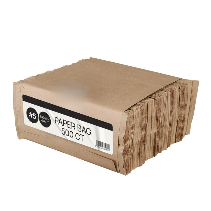 Paper Bags - Brown/Kraft - #5 - Made in Canada