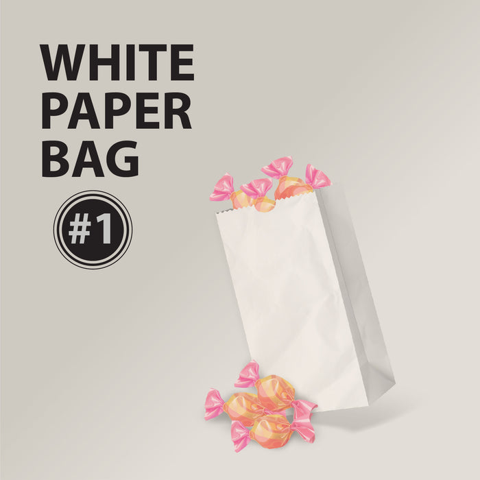 Paper Bags - White - #1 - Made in Canada