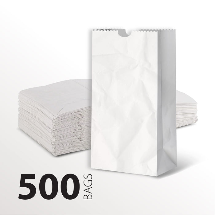 Paper Bags - White - #2 - Made in Canada
