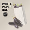Paper Bags - White - #10 - Made in Canada
