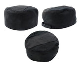 Spirito - Pill Box Chef Hat W/ Vent - Black - BG21000 Spirito - Pill Box Chef Hat W/ Vent - Black - BG21000